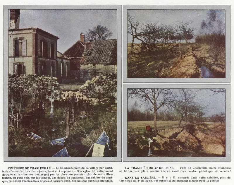 Cimetiere de Charleville、La Tranchee du 2e de Ligne、Dans la Sabliere 作： ジュール・ジェルヴェ・コートテルモント