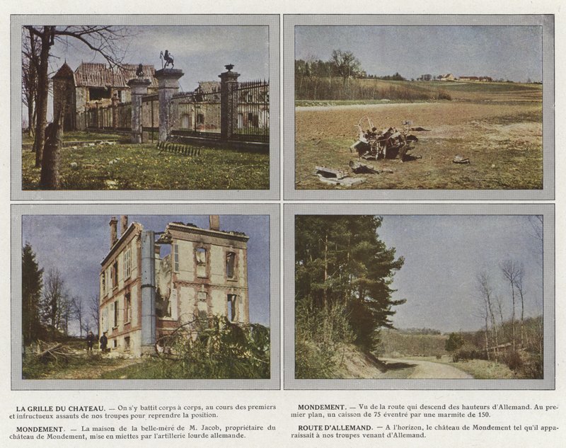 La Grille du Chateau、Mondement、Mondement、German Route 作： ジュール・ジェルヴェ・コートテルモント