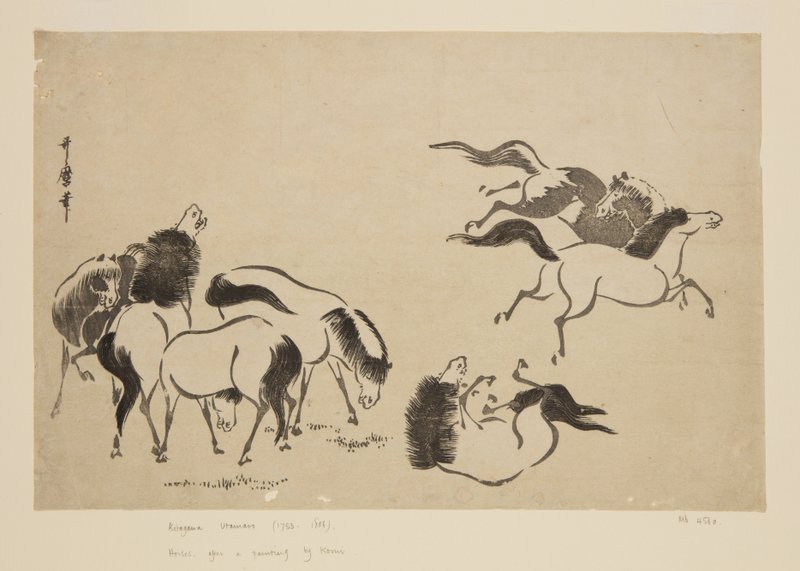 Kitagawa_Utamaro_-_Horses_(