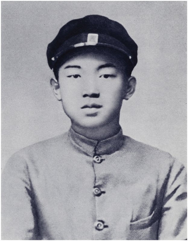 学生時代の金日成同志 (litho) 作： 韓国の写真家