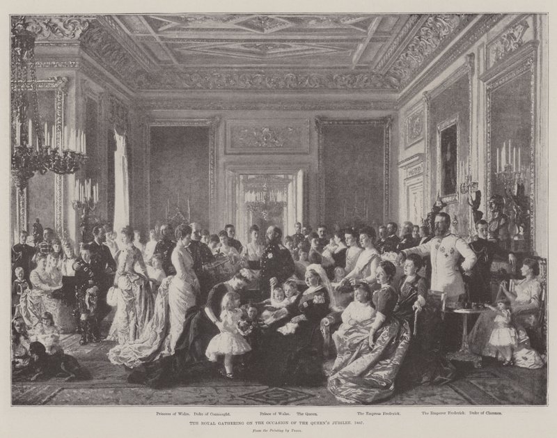 1887年の女王のジュビリーの王室集会 作： Laurit 社のスプリンクラー Tuxen