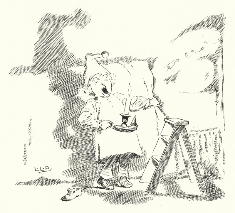 Deedle, deedle, dumpling, my son John (e.g. engraving) 作： レナード・レスリー・ブルック