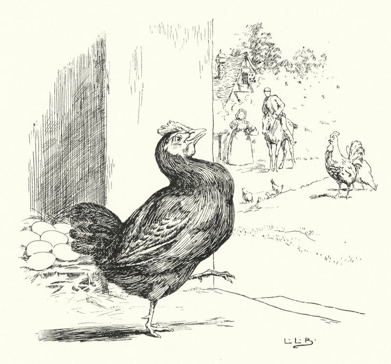 Higgley Piggley, my black hen (in engraving) 作： レナード・レスリー・ブルック
