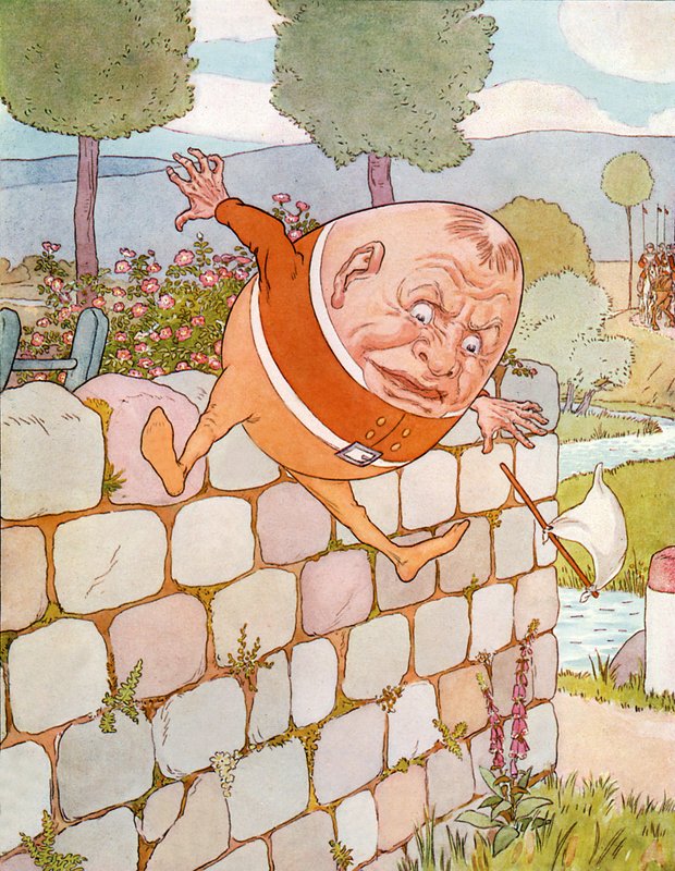 版画 HUMPTY DUMPTY Humpty Dumpty meets the Fuzzy Wuzzies (1984) - MobyGames