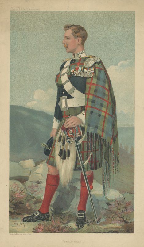 The Marquess of Tullibardine（カラーリトグラフ 作： レスリー・マシュー・ワード