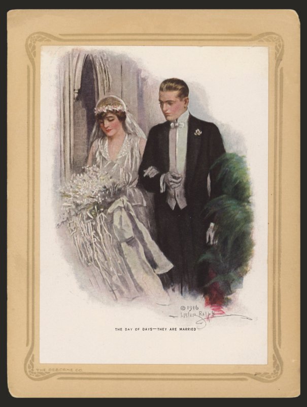 ザ・デイ・オブ・デイズ、彼らは結婚する（カラーリトグラフ） 作： レスター・ラルフ