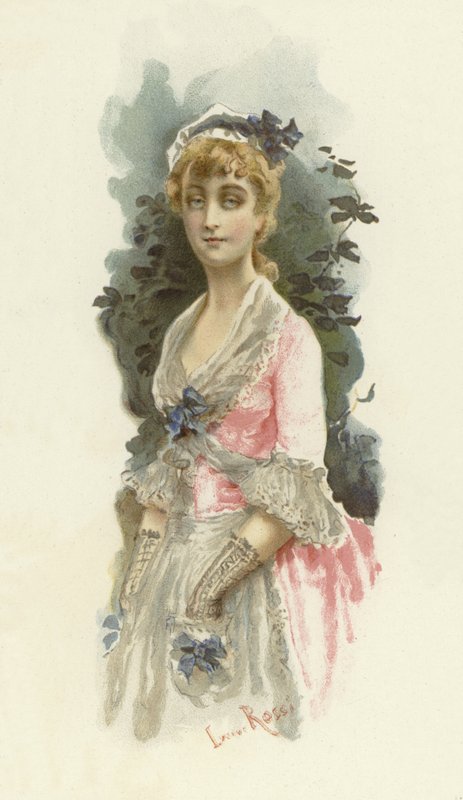 The School for Scandal（chromolitho）のイラスト 作： ルシウス・ロッシ