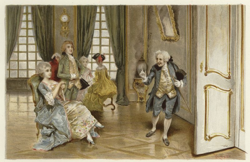 The School for Scandal（chromolitho）のイラスト 作： ルシウス・ロッシ