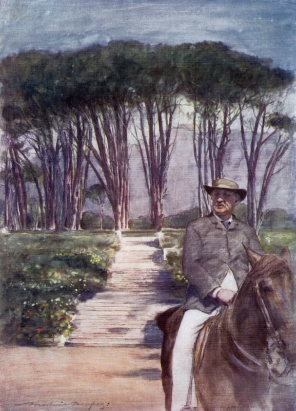 Groote SchuurのCecil J Rhodes 作： モーティマールディントンメンペス