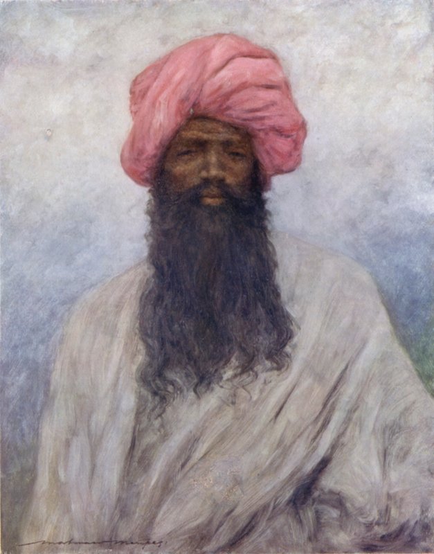 A Typical Baluch（カラーリトグラフ 作： モーティマールディントンメンペス