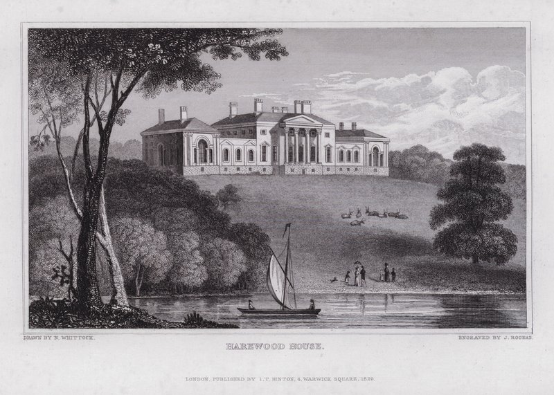 Harewood House（彫刻 作： ナサニエル (後) ホイットック