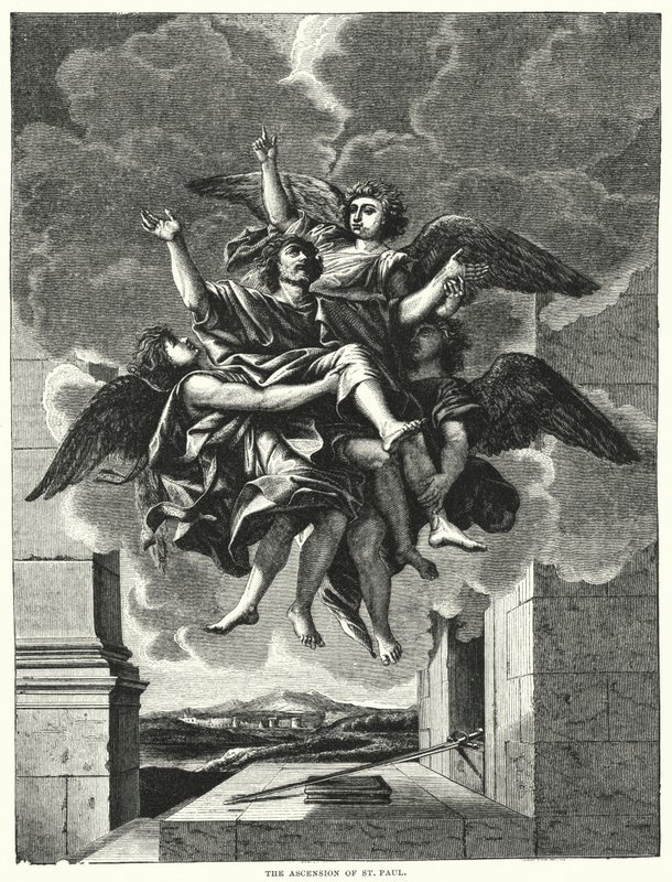 Gen Paul 「キリスト」1962年 ドローイング インク クレヨン 聖パウロ