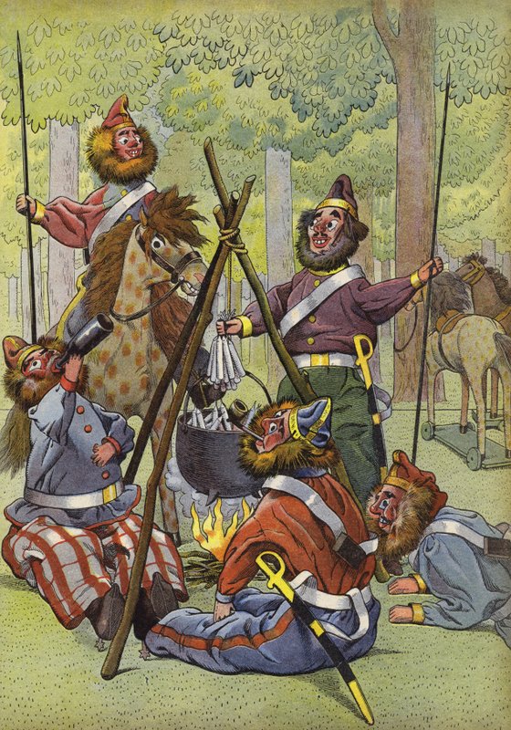 1814年のパリのコサック 作： オンフレ・ド・ブレヴィルの仕事