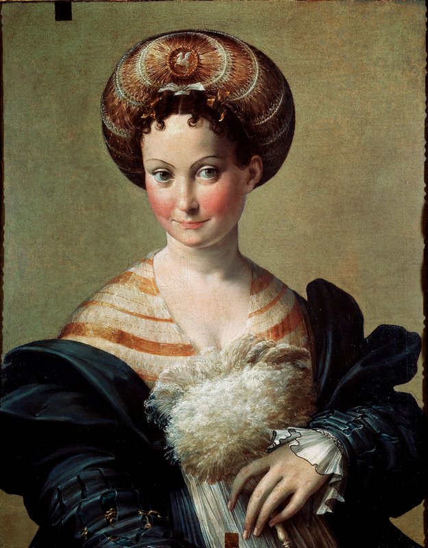 イタリア制婦人像 ローマ美術：女性の肖像。共和政時代のテラコッタ