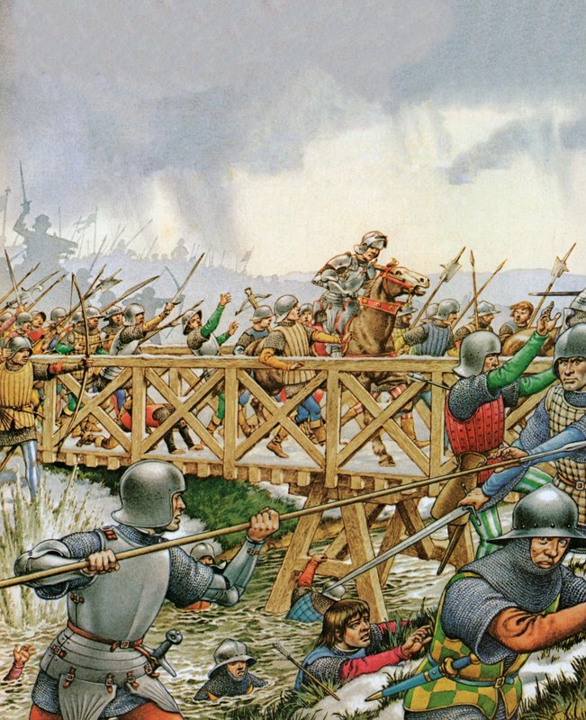 タウトンの戦い 作： パット (1907-95) ニコル