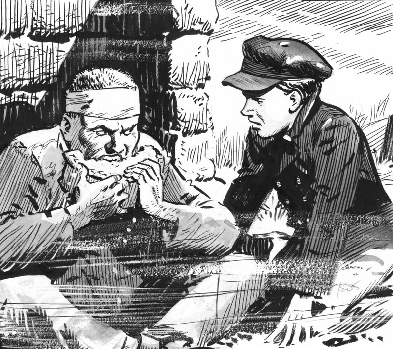 チャールズ・ディケンズ著『大いなる期待』の挿絵（ペンとインク） 作： パット (1907-95) ニコル