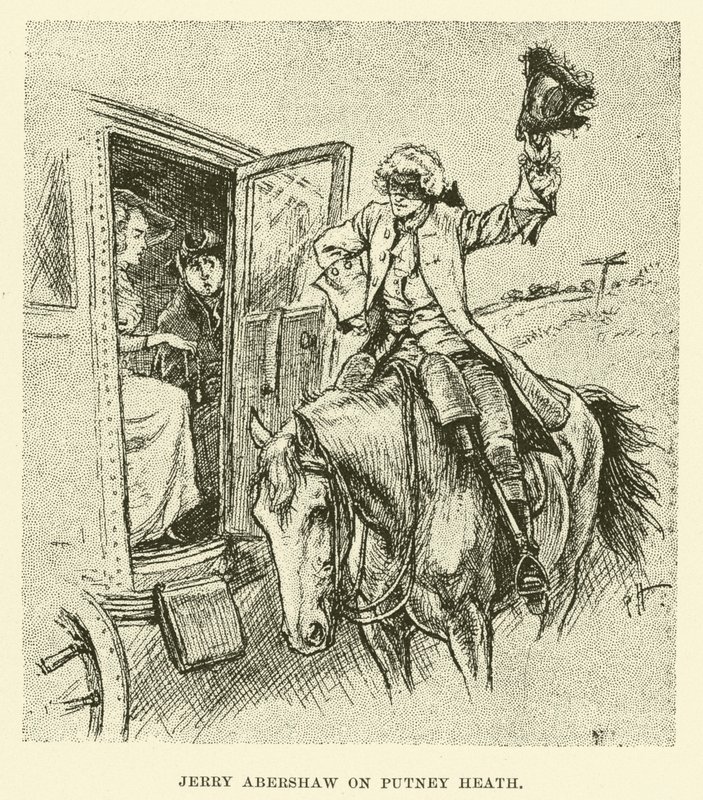 Jerry Abershaw on Putney Heath (Engraving) 作： ポールハーディ