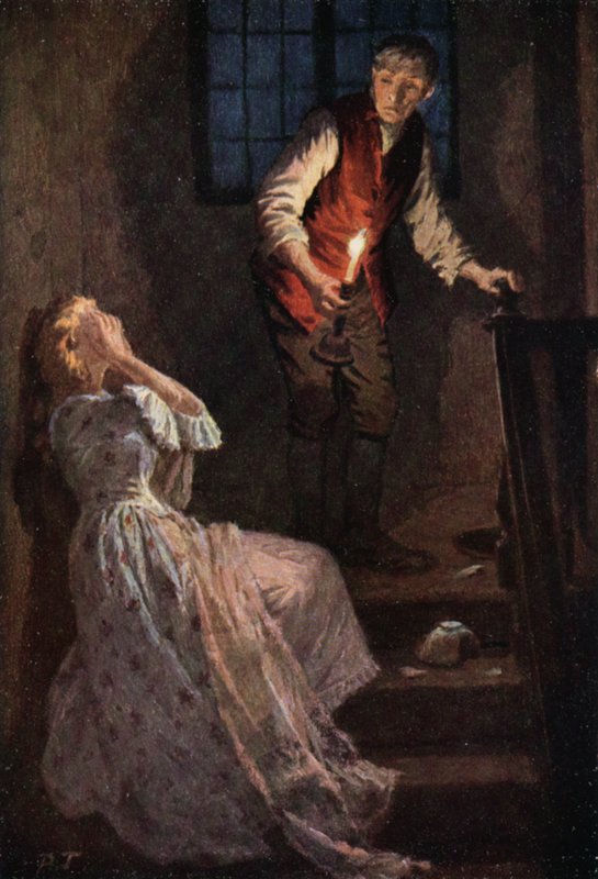 Illustration for Wuthering Heights by Emily Bronte (colour litho)   1412735   ja       japanese Successfully Translated  Original: A Pig; Breton Peasant Kneeling [verso] Translat: A Pig; Breton Peasant Kneeling [verso] 1225475 ja japanese Successfully Tran 作： パーシー・タラント
