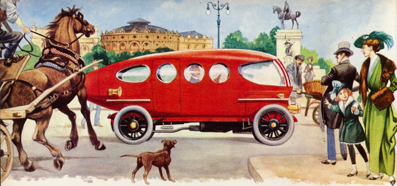 1913年のリコッティ魚雷車はその時代より何年も前でした 作： ピータージャクソン
