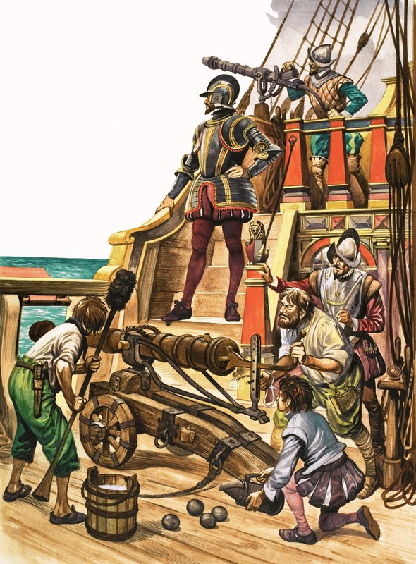 英国の素晴らしい物語：銃の到来 作： ピータージャクソン