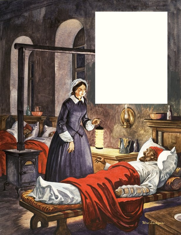 若いとき：フローレンスナイチンゲール