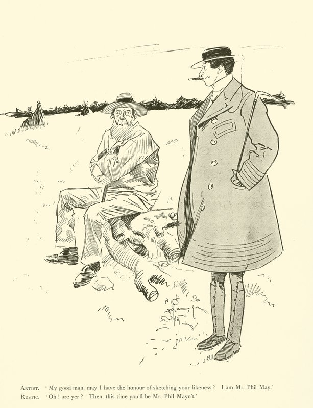フィル・メイの漫画（1890年代）（リトグラフ 作： フィル・メイ