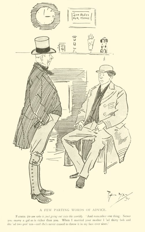 フィル・メイの漫画（1890年代）（リトグラフ 作： フィル・メイ