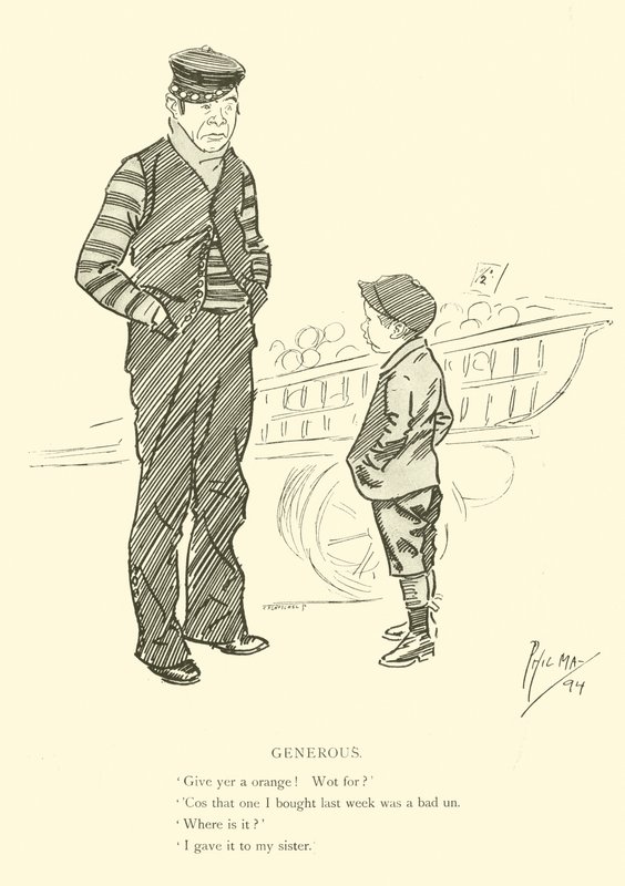 フィル・メイの漫画（1890年代）（リトグラフ 作： フィル・メイ