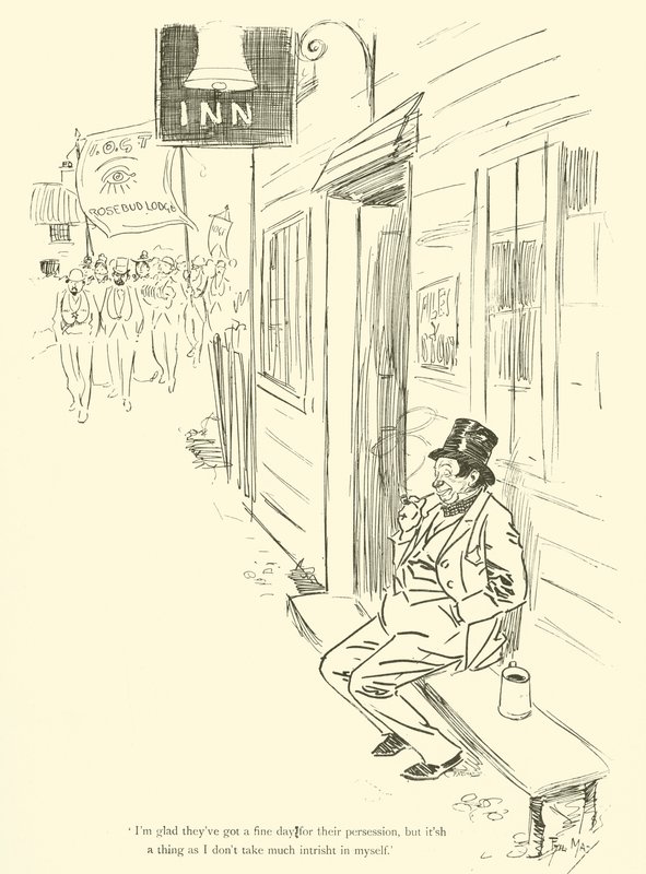 フィル・メイの漫画（1890年代）（リトグラフ 作： フィル・メイ