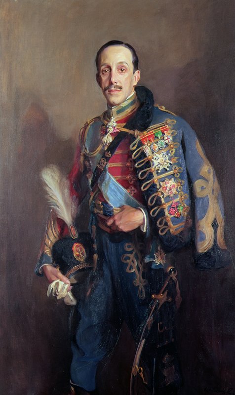 1877年 スペイン 銀貨 王の肖像　アルフォンソ2世 Philip_Alexius_de_Laszlo_-