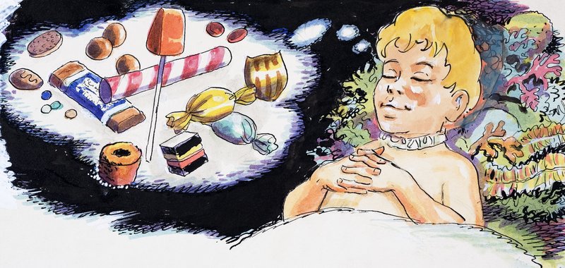 スウィート・ドリームス」チャールズ・キングズレー作「ウォーター・ベイビーズ」より挿絵 作： フィリップ・メンドーサ