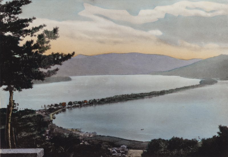 1912年頃の日本。日本三景・天橋立、京都から約80マイル(写真) 作： 写真家日本人