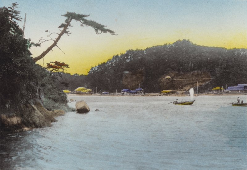 日本、1912年頃。音戸海峡、安芸（写真 作： 写真家日本人