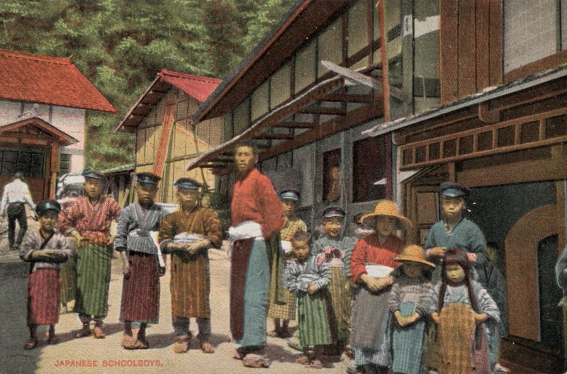 日本のスクールボーイ（写真 作： 写真家日本人