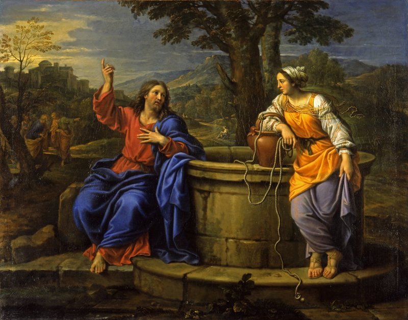 PAUL GOBLE Antiqures Jewelly油彩のマリアです Pierre_Mignard_-