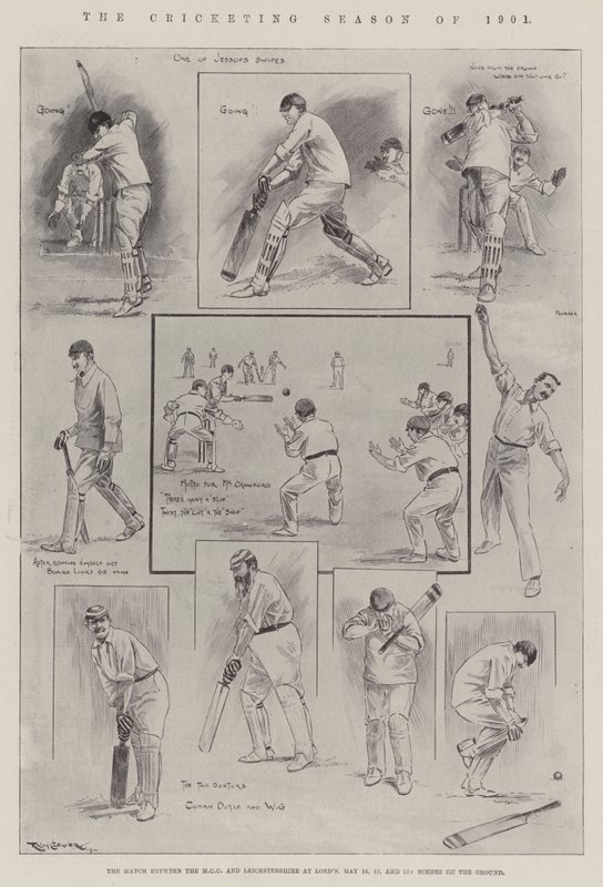 1901年のクリケットシーズン 作： ラルフ・クリーバー