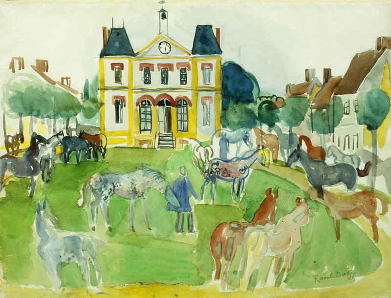 Raoul_Dufy_-_Horses_Chevaux_-_