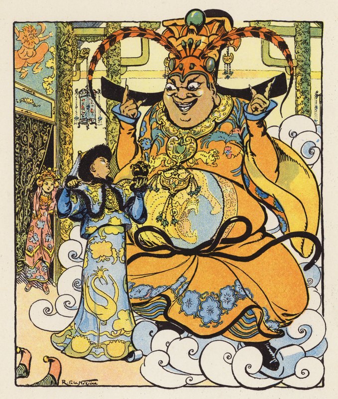 千夜一夜物語（カラーリトグラフ） 作： レイモン・ド・ラ・ネジエール