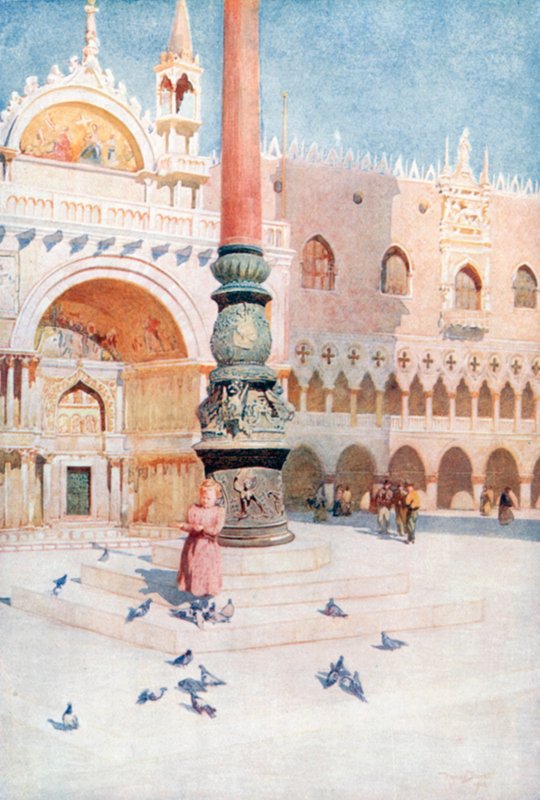 カンパニールの影（カラーリトグラフ） 作： レジナルドバラット