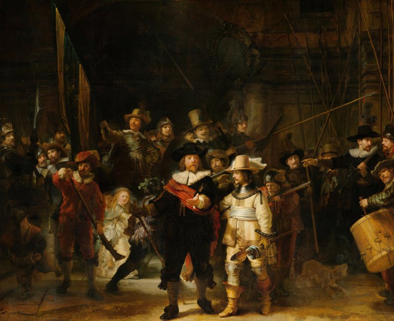 フランスの画家ライトの作品 Rembrandt_Harmensz_van_Rijn_-