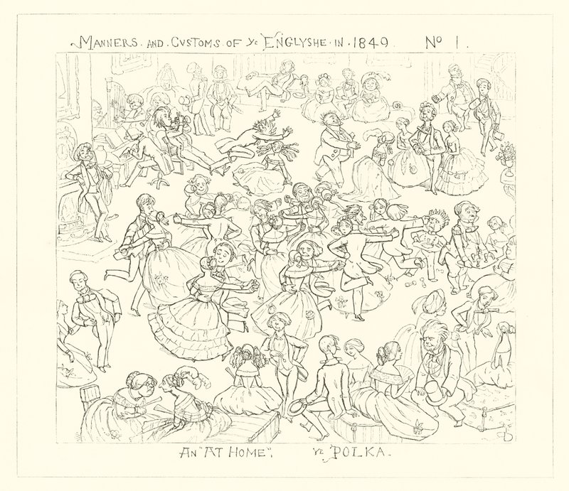 1849年、アン・アット・ホーム、ポルカ 作： リチャード・ドイル