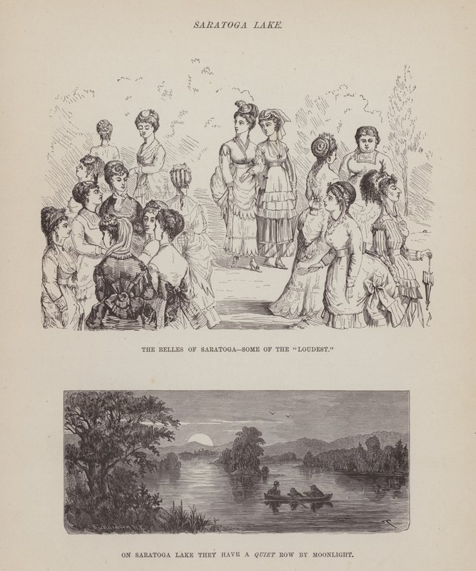 The American Tour of Messrs Brown, Jones and Robinson」のページ（彫刻）。 作： リチャード・ドイル