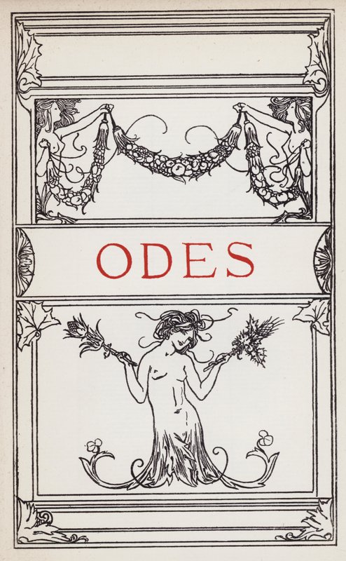 ジョン・キーツの詩のためのイラスト。Odes（リトグラフ 作： ロバート・アニング・ベル