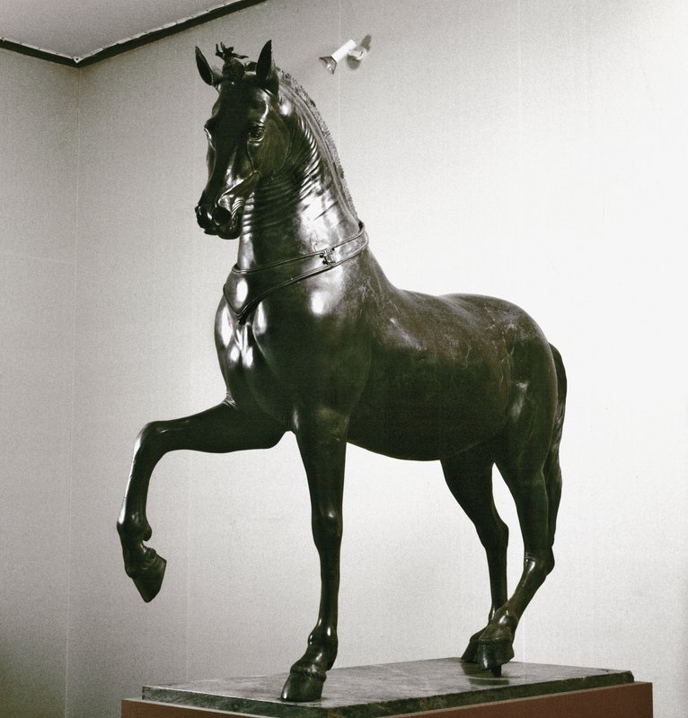 ブロンズ(大型)馬の彫刻 Roman_-