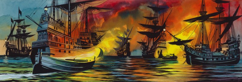 スペイン艦隊の敗北 作： ロン・エンブルトン
