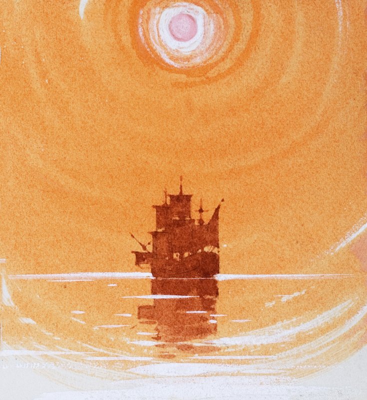 帆船 作： ロン・エンブルトン