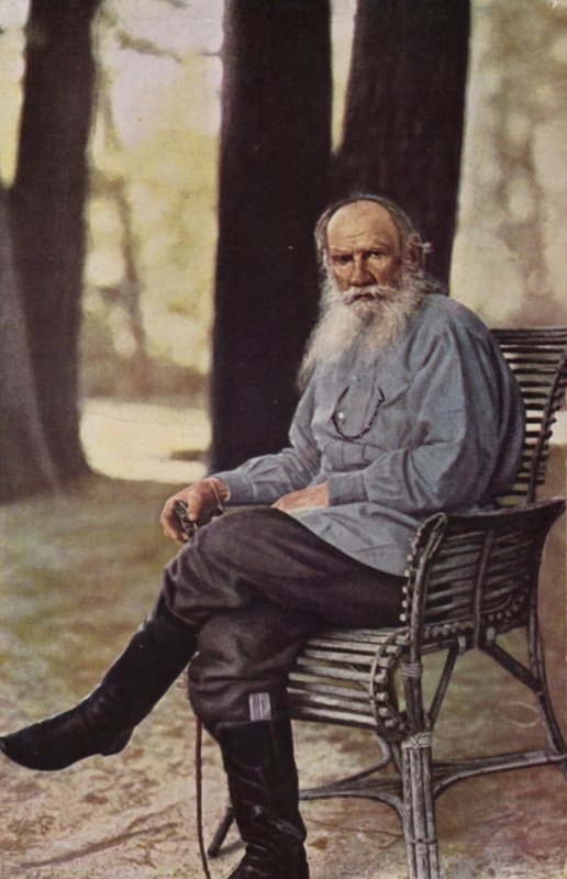 レオトルストイ（1828-1910）、ロシアの小説家、短編小説家、脚本家 作： ロシアの写真家