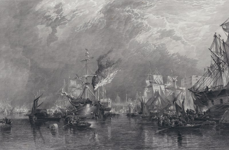 The Port of London (彫刻) 作： サミュエル（後）バウ