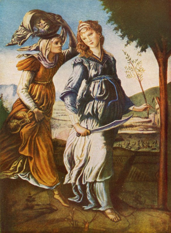 ジュディスと彼女のしもべとホロフェルネス 作： Sandro Botticelli