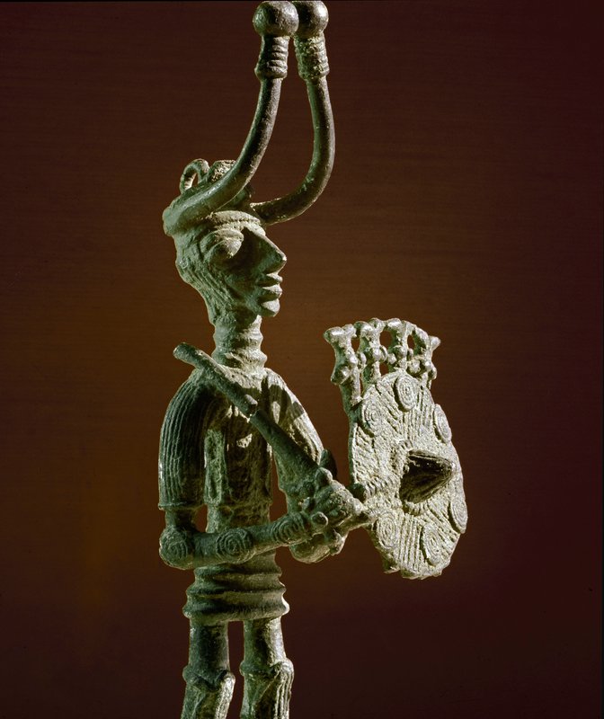 【希少】イタリア製　ヌラーゲ文明戦士像　アンティーク Sardinia_Nuragic_Civilization_